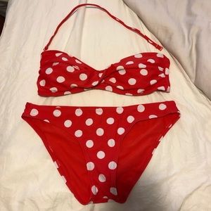 Polka dot bikini set
